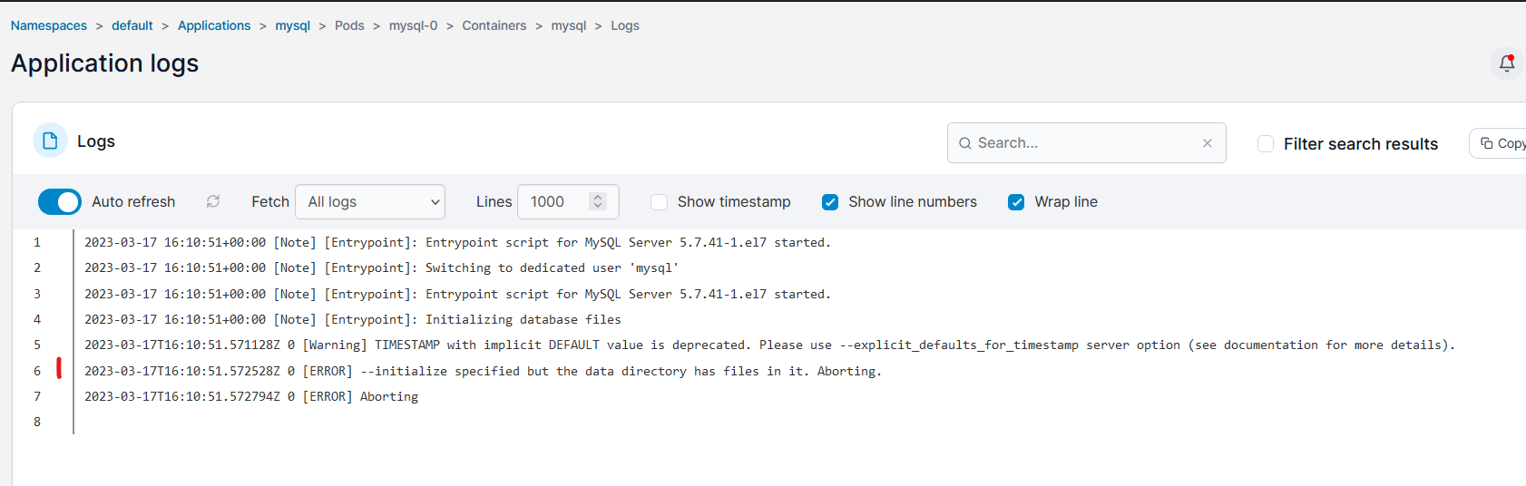 How To: Get MYSQL on Kubernetes with PVC from a Block Storage Device working