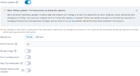 Portainer GitOps Updates