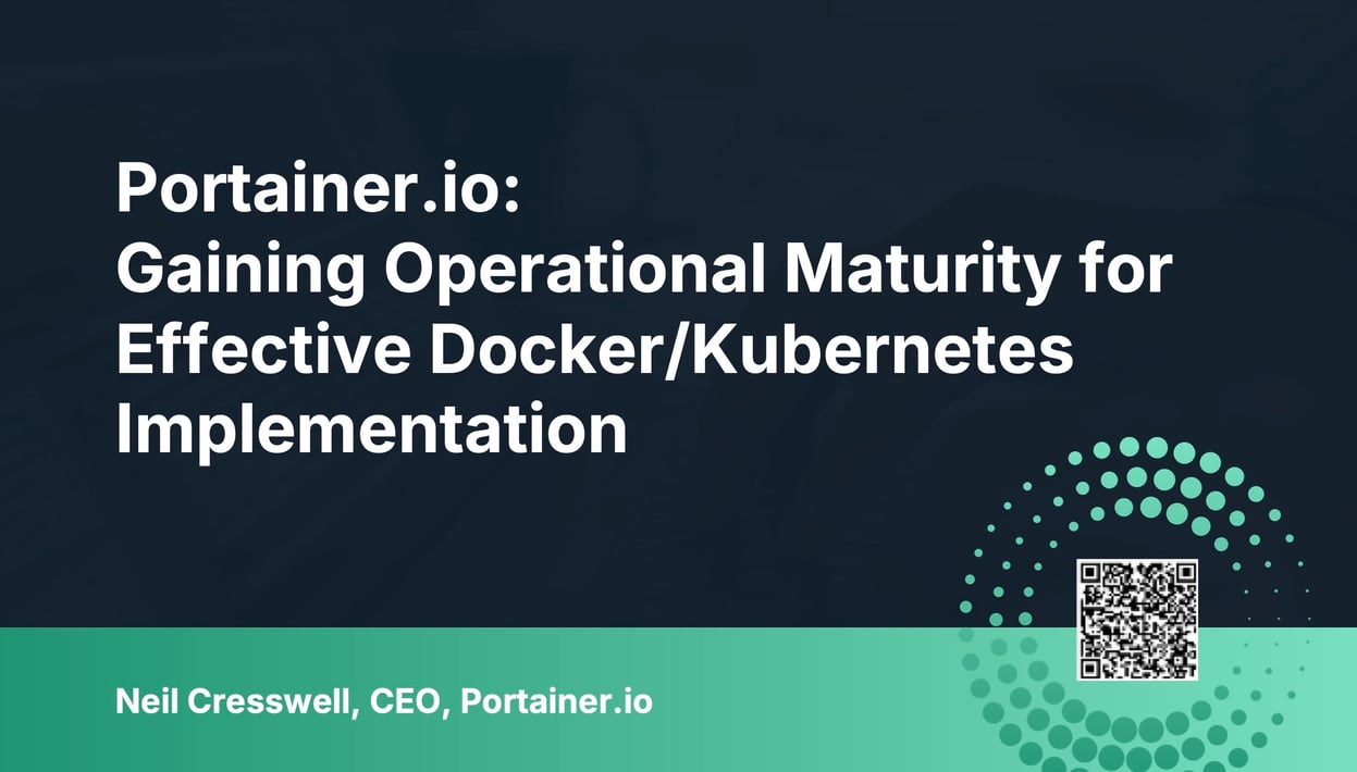 Gartner Presentation Gaining Operational Maturity for Effective Docker