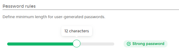 Portainer Password Rules